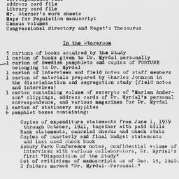 Inventory of Carnegie-Myrda...