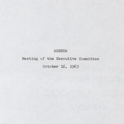 Executive Committee Meeting