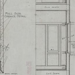 Wall sections, framing details