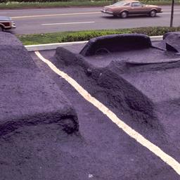 Submerged cars.
