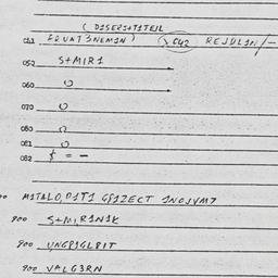Eastern questionnaire, answ...