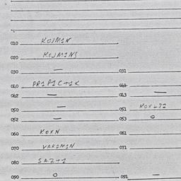 Eastern questionnaire, answ...