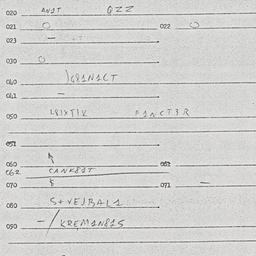 Eastern questionnaire, answ...