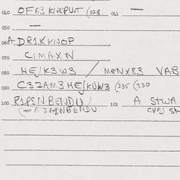 Eastern questionnaire, answ...