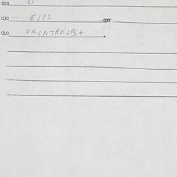 Eastern questionnaire, answ...
