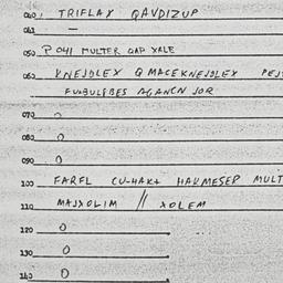 Eastern questionnaire, answ...