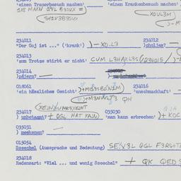 Western questionnaire, answ...