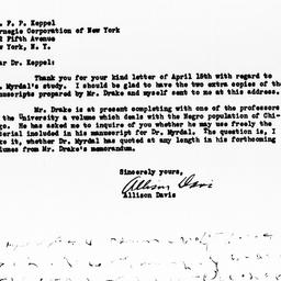 Letter from Allison Davis t...