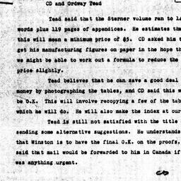 Memorandum from Charles Dol...