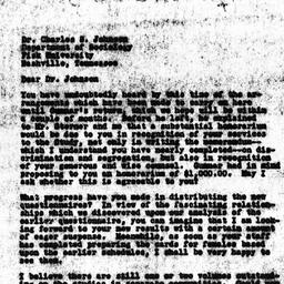 Letter from Samuel A. Stouf...