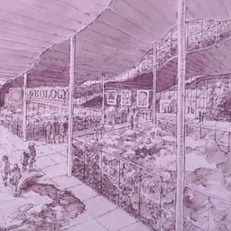 Perspective drawing, interi...