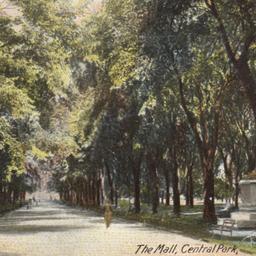 The Mall, Central Park, New...