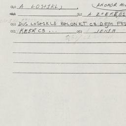 Eastern questionnaire, answ...