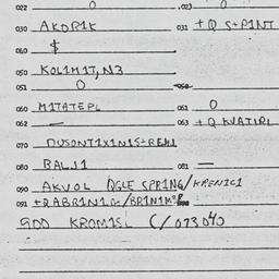 Eastern questionnaire, answ...
