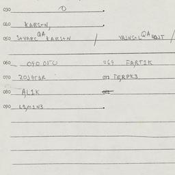 Eastern questionnaire, answ...