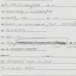 Eastern questionnaire, answ...