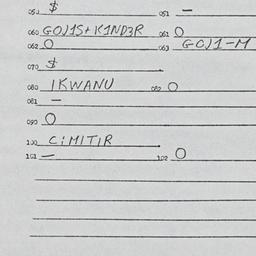 Eastern questionnaire, answ...