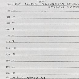 Eastern questionnaire, answ...