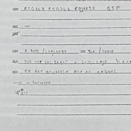 Eastern questionnaire, answ...