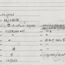 Eastern questionnaire, answ...