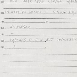 Eastern questionnaire, answ...
