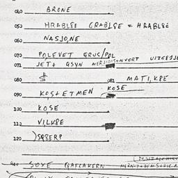 Eastern questionnaire, answ...