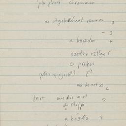 Eastern questionnaire, blue...