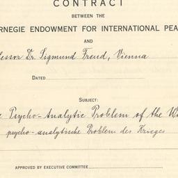 Contract for “The Psycho-An...