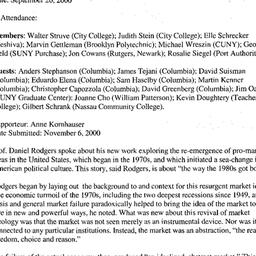Minutes, 2000-09-26. Twenti...