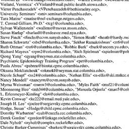 Announcements, 2001-03-08. ...