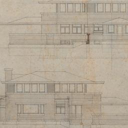 Working drawing #5: East, w...