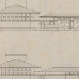Working drawing #3: South, ...