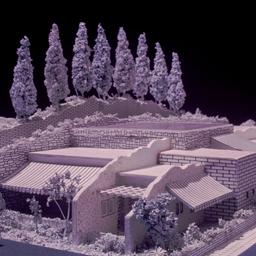 Model, exterior view.