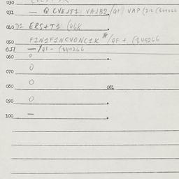 Eastern questionnaire, answ...