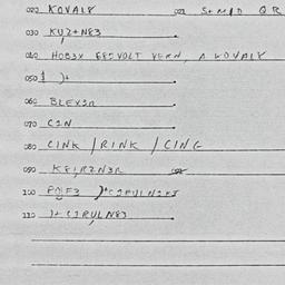 Eastern questionnaire, answ...