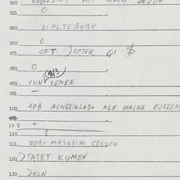 Eastern questionnaire, answ...