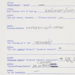 Western questionnaire, answ...