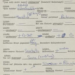 Western questionnaire, answ...