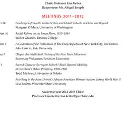 Schedules, The City, semina...