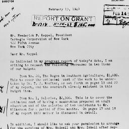 Letter from Gunnar Myrdal t...