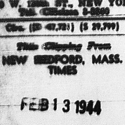 Article on "Negro Hist...