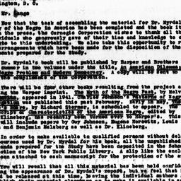 Letter from Frederick P. Ke...