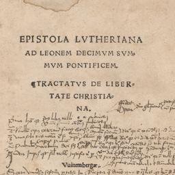 Epistola Lutheriana ad Leon...
