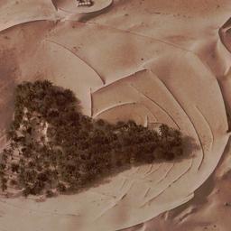 Oasis, aerial view.