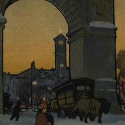 Washington Arch at Winter T...