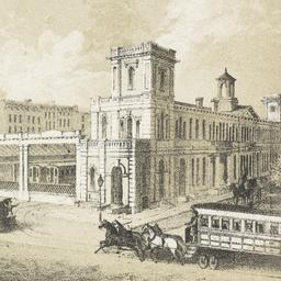 Railroad depot in 4th Ave. ...