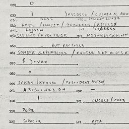 Eastern questionnaire, answ...