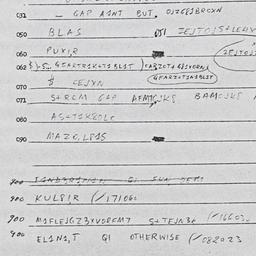 Eastern questionnaire, answ...