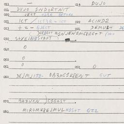 Eastern questionnaire, answ...