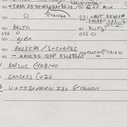 Eastern questionnaire, answ...